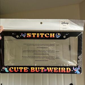 Disney Stitch License Plate Frame